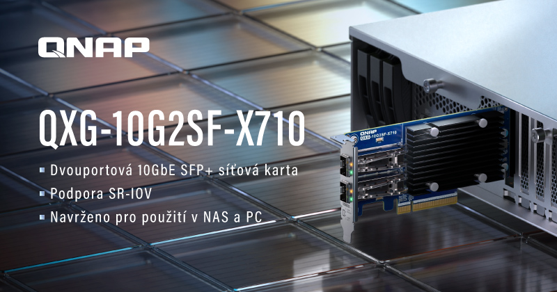 QNAP 10GbE PCIe karta QXG-10G2SF-X710