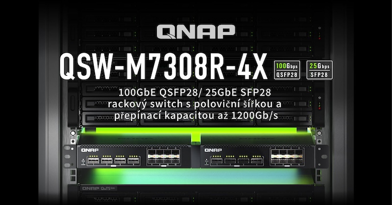 QNAP 100Gb switch QSW-M7308R-4X