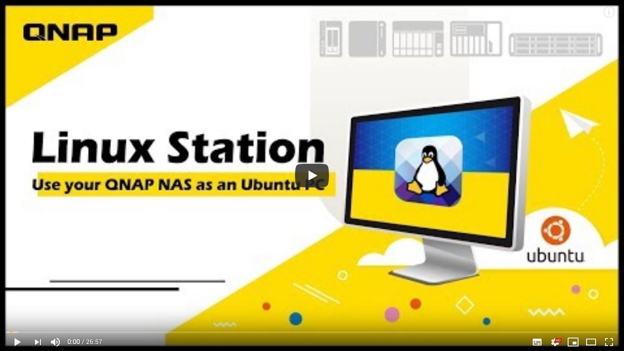 Linux Station: využijte QNAP NAS jako PC s Ubuntu OS - záznam webináře na YouTube Linux Station: využijte QNAP NAS jako PC s Ubuntu OS - záznam webináře na YouTube