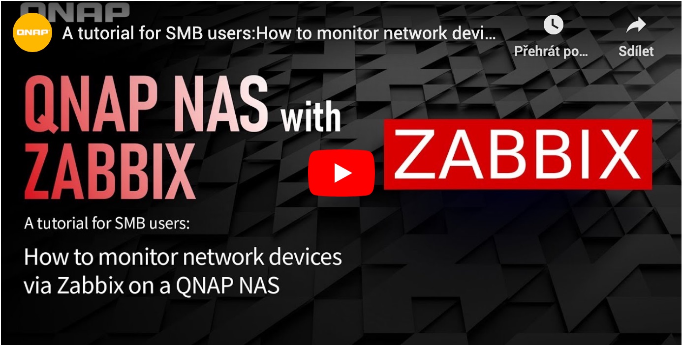 Jak monitorovat síťová zařízení přes Zabbix na QNAP NAS