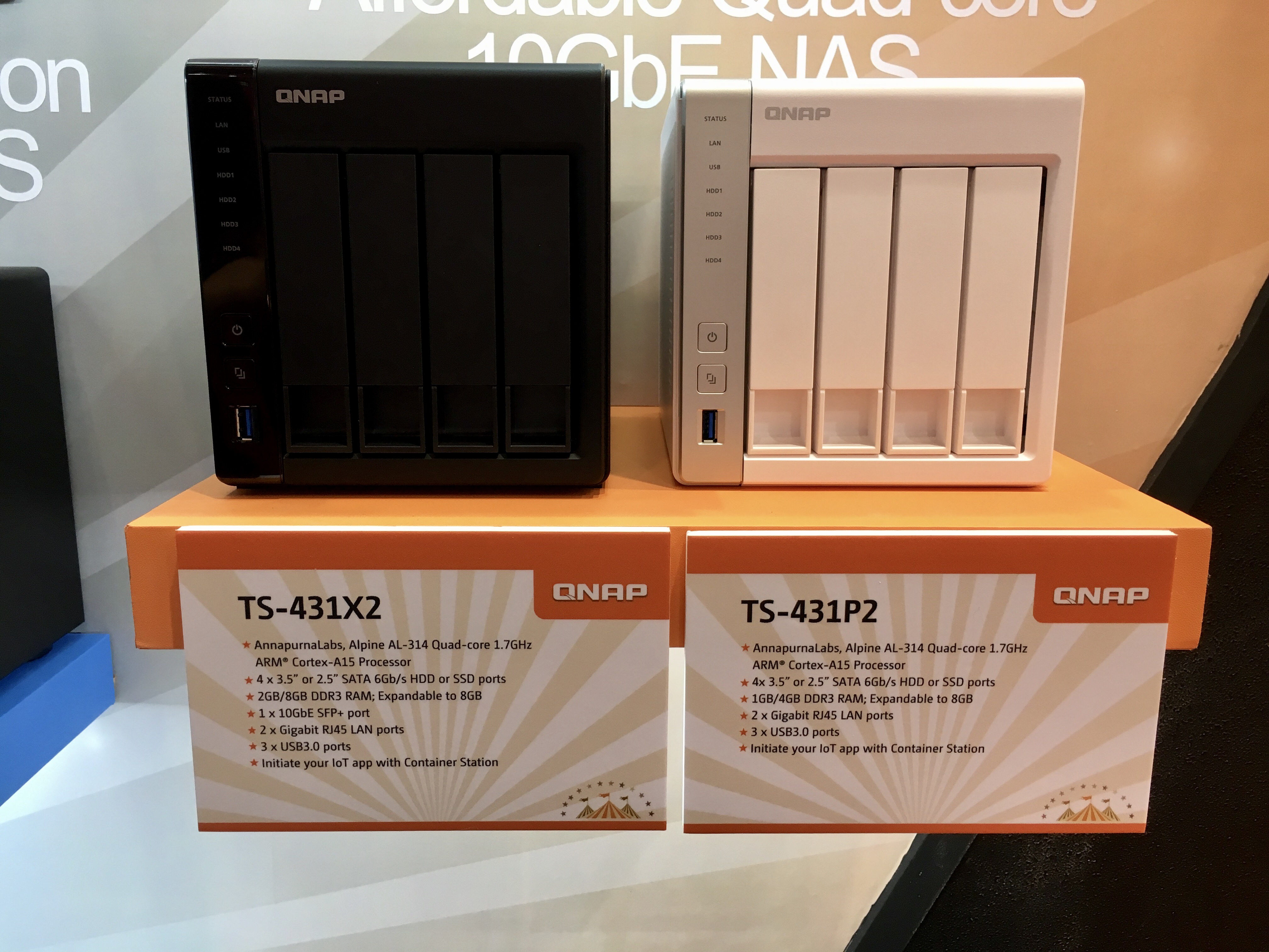 QNAP a Computex 2017 - nové NASky TS-431X2 a TS-431P