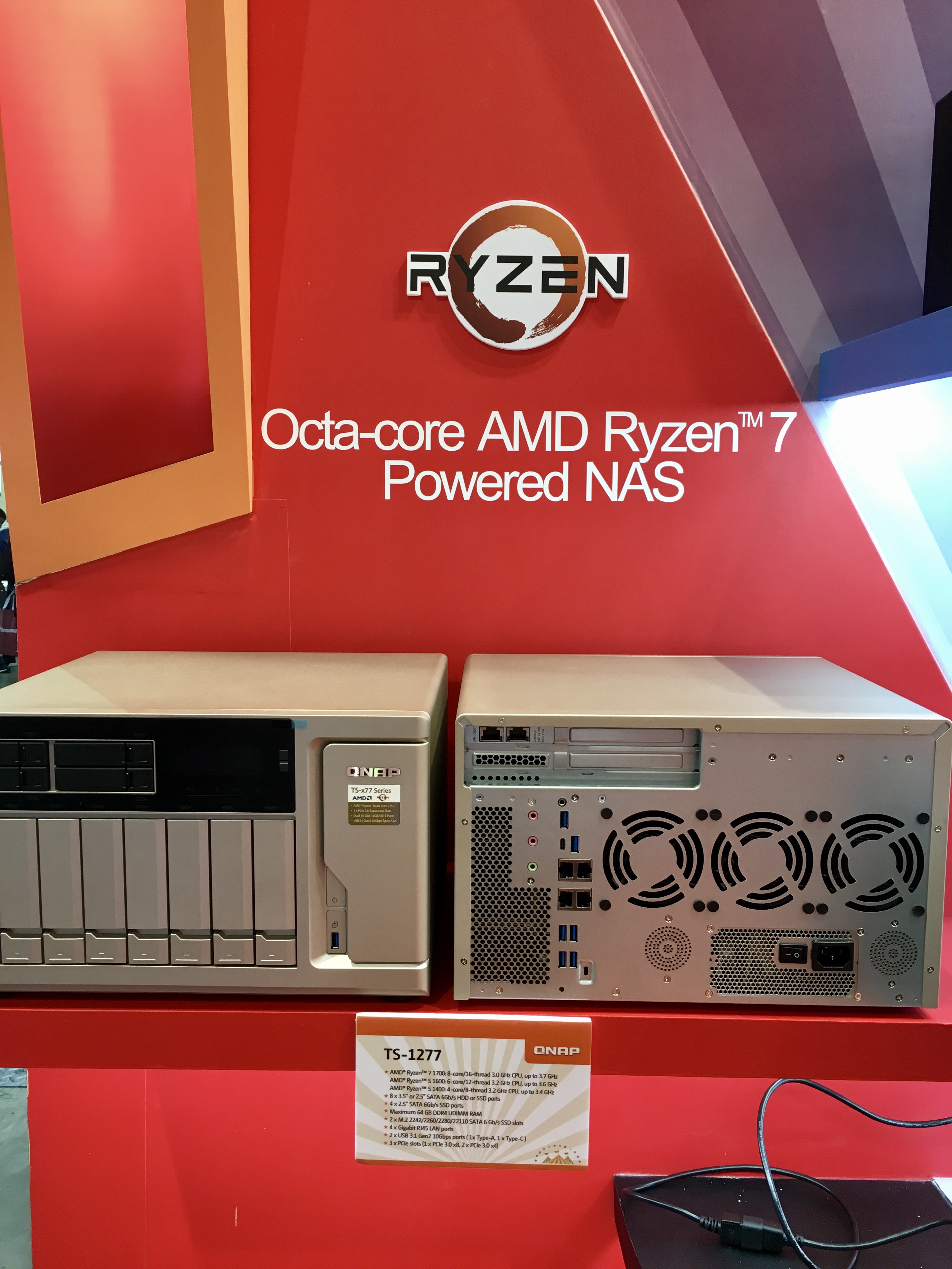QNAP a Computex 2017 - nová NAS TS-1277